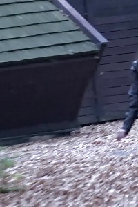 Brunette Charmer Pisses On A Path