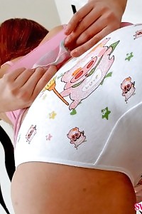 Naughty Dina Displaying Her Sweet Butt In Panties