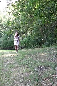 Dazzling Blonde Nikki Dream Pisses In The Countryside
