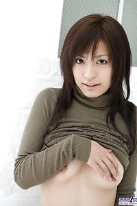 Japanese Honey Displays Off Her Incredible Tits And Bushy Pussy For Some Delicious Closeups
