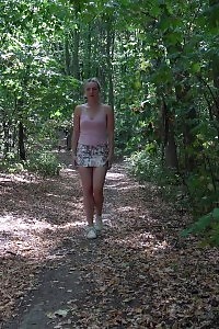 Kinky Blonde Bianca Pissing In The Suburb