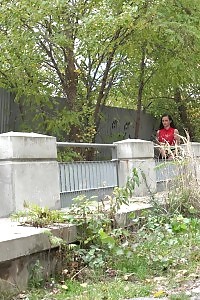 Brunette Slut Shows Her Muff And Pissing