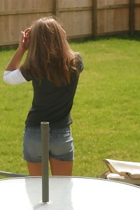 Having Fun In The Backyard