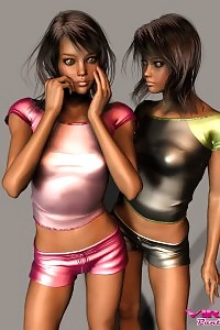 Nicelooking Virtual Younggirls In Shiny Tight Hot Panties