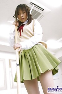 Kasumi Examines Hard When She Is Nude, Waiting For Her Fellow To Come Across