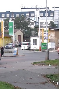 Brunette Babe Is Desperate To Pee Outside