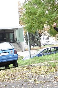 Hot Outdoor Peeing For Dark Haired Vixen